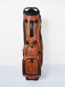 <span class=keywords><strong>Sac</strong></span> <span class=keywords><strong>de</strong></span> golf vintage en PU <span class=keywords><strong>marron</strong></span>, durable, imperméable, léger et portable, avec livraison rapide en stock - Product Image 5