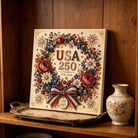 Nouvelle Peinture Diamant Perle Plastique USA 250ème Anniversaire Aigle Monument Artisanat Mosaïque Sans Cadre DIY Décoration Murale Artisanale
