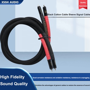 Câble Audio hi-fi RCA de 2m de long YIVO XSSH Audio <span class=keywords><strong>DIY</strong></span> OEM 8mm Dia. Amplificateur de boîtier PCOCC en PVC, cordon de Signal de haute qualité - Product Image 3