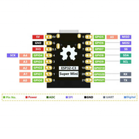 Carte ESP32-c3 basée sur ESP32 ESP 32 noir/rose WIFI/puce double mode LOT Super Mini Modules de carte de développement