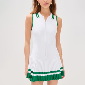 Robe de tennis anti-éblouissement pour <span class=keywords><strong>femme</strong></span>, combinaison de yoga unie sans couture avec leggings intégrés, jupe-short de <span class=keywords><strong>golf</strong></span> – Grande Vente - Product Image 5