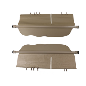 Indossare la tenda del bagagliaio SUV pieghevole per ripiano per pacchi auto con copertura antiscivolo per Toyota Prado FJ150 2010-2023 - Product Image 1