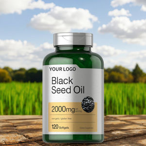 Wristlife OEM minyak biji hitam Halal, topi 120 diet nutrisi kesehatan kapsul lembut - Product Image 3