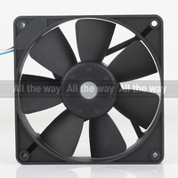 Ventilateur de refroidissement axial silencieux à trois fils 5V 24V 48V DC 12V 440mA 5.3W AC EC 12025 120X120X25MM 12CM à grand débit d'air 4412F/2G