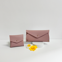 Nouvelle conception, sac de rangement mignon en PVC et cuir avec poche à monnaie, pochette multifonction pour usage quotidien