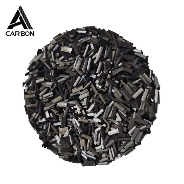 Custom Made Chop Length T700 Carbon Fiber Chopped Strands Be Applied for Thermoplastic Polymer  Polypropylene PP PA