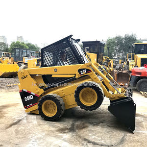 Minicargadora compacta usada CAT Caterpillar 246C 246D fabricada en EE. UU. de 1 tonelada - Product Image 1