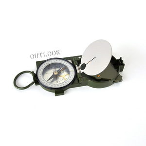 Boussole de survie professionnelle pour les voyages en plein air longue distance, en aluminium, format poche, échantillon gratuit - Product Image 3