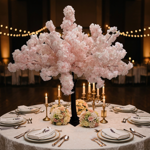 Árbol de flores artificiales de cerezo LEDA para decoración de mesas de boda, 90 cm, 120 cm, 150 cm - Product Image 1