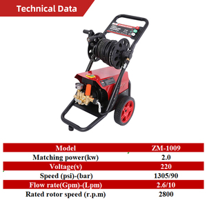 ZM1009 Idropulitrice Elettrica Multifunzione ad Alta Pressione <span class=keywords><strong>per</strong></span> Pulizia di Auto, Barche, <span class=keywords><strong>Camper</strong></span> e Patii - Product Image 1