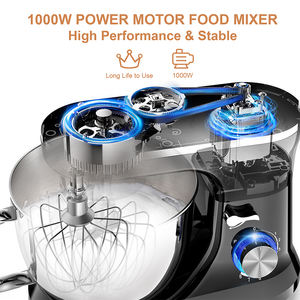 Robot Pâtissier Électrique OEM 4,5 L pour Cuisine Domestique, Aide à la Préparation de Pains Artisanaux et Gâteaux, Fournisseur, Structure de Table - Product Image 2