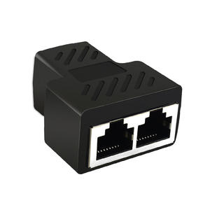 Adaptador de <span class=keywords><strong>Cable</strong></span> de Red RJ45 de Tres Vías Yonghang Network, Conector Divisor Uno-a-Dos, Extensor de <span class=keywords><strong>Cable</strong></span> de Red YM88032, China - Product Image 3