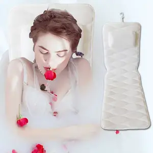 Hot Sale 3D Air Mesh Quick Drying Full Body Spa Pillow Head Neck Shoulder Full Body Bath Pillow For Tub