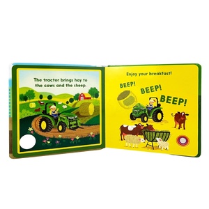 Livre sonore interactif tactile pour enfants : patchs sensoriels texturés avec bruits de pelle, <span class=keywords><strong>camion</strong></span> <span class=keywords><strong>benne</strong></span> et bulldozer - Product Image 1