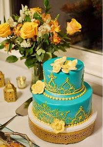 Juego de soportes para pasteles de 3 piezas, soportes redondos de Metal para pasteles, postres, magdalenas, pasteles, dulces, plato de exhibición para bodas, eventos, fiestas de cumpleaños - Product Image 2