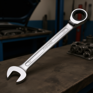 Llave Combinada Fasano de 17 mm con Cabezal de Trinquete Reversible, Herramienta de Reparación Automotriz - Product Image 3