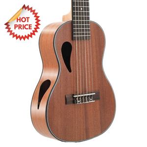 La guitarra de <span class=keywords><strong>madera</strong></span> de Sapele de 28 pulgadas más vendida con 6 cuerdas de nailon y metal Ultimate Hybrid Guitar y <span class=keywords><strong>ukelele</strong></span> - Product Image 4