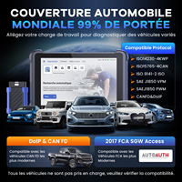 MUCAR 892BT 35 Resets, Actualización Gratuita, Herramienta de Diagnóstico Profesional CANFD DOIP, Escáner de Automóviles OBD2 con Sistema Completo Inteligente IA