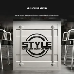 Công Nghiệp Hiện Đại thân thiện với môi nhà hàng đặt quán rượu bàn ghế cà phê Phân ironwork gian hàng sofa trường phòng khách sạn Thanh - Product Image 3
