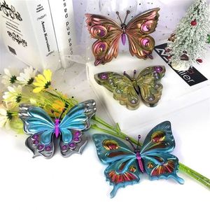 3D Butterfly <b>Animal</b> <b>Crystal</b> Epoxy Resin Craft Art Supplies DIY Gypsum Easter Resin Casting with Silicone Mold Cake Tools - Product Image 1