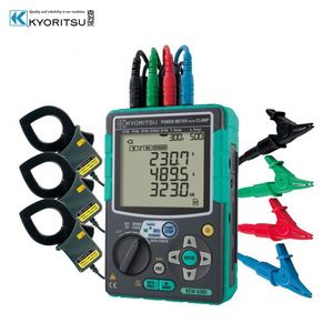เครื่องวัดพลังงานไฟฟ้า Kyoritsu KEW 6305 สำหรับการตรวจสอบ การบันทึก และการวิเคราะห์แบบเรียลไทม์ของระบบไฟฟ้าเฟสเดียว/สามเฟส - Product Image 5