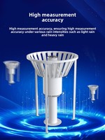 Pluviómetro con Sensor de Pulsos RS485 para Monitoreo Automático de Lluvia y Nieve, con Alimentación Solar