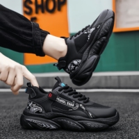Baskets montantes de basketball pour hommes, chaussures de running rehaussantes, baskets 'Daddy', baskets personnalisées, fabricant
