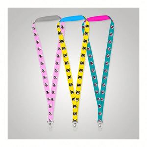 สายคล้องคอแบบปรับได้พร้อมรูปสัตว์เลี้ยง สุนัข แมว รูปถ่ายสัตว์  สำหรับใส่บัตรประจำตัว พนักงาน นักเรียน  พร้อมพวงกุญแจ อุปกรณ์เสริมสำหรับกุญแจ - Product Image 1