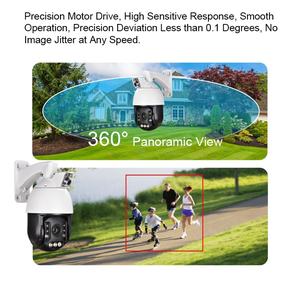 Câmera de Segurança CCTV IP POE 4K 8MP 6MP com Zoom 22X, Rastreamento Automático, Visão Noturna Externa, Luz Híbrida de Alta Velocidade, PTZ, <span class=keywords><strong>NVR</strong></span> e Dados - Product Image 4