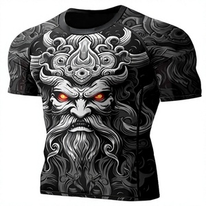 Premium <b>Compression</b> Rash Guard for <b>Men</b> Full Sublimation Printing Long Sleeve Sportswear OEM ODM Manufacturing - Product Image 1