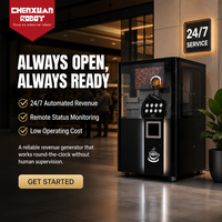 Systèmes de robots industriels, kiosque à café, fabricant d'équipements d'automatisation professionnels pour la vente au détail intelligente sans personnel