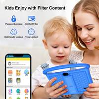 Tablette K7 Pro A pour enfants, tablette 7 pouces Wifi et Android Quad Core, tablette PC bon marché 4 Go de RAM + 32 Go de ROM pour l'éducation et les jeux des enfants