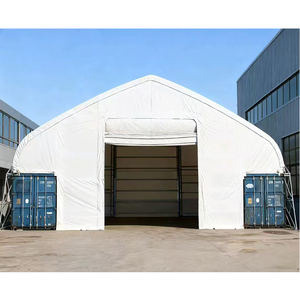 20FT 40FT Dome Container Shelter <b>Tent</b> Shed PVC Waterproof Shipping Container Sunshade <b>Canopy</b> - Product Image 2