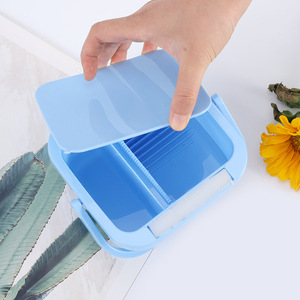 Multi Function <b>Pen</b> Wash Bucket <b>Pink</b> Plastic Art Supply With Lid For Painting Brush Cleaning And Mixing Colors - Product Image 3