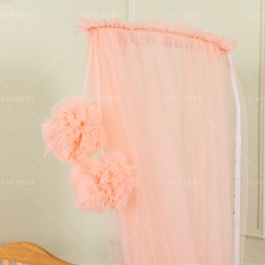 Mosquitero para Cama de Niña, Cortina para Cama con <span class=keywords><strong>Dosel</strong></span>, Mosquitero Colgante para <span class=keywords><strong>Cuna</strong></span> de Bebé, Protección contra Insectos - Product Image 4