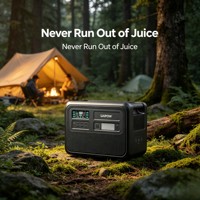 Batería LiFePO4 de 4020 Wh, 1200 W, 10 000 ciclos. Entrada de CA rápida de 1200W. 3*AC Onda sinusoidal pura. Máquina Ideal para Energía Fuera de la Red