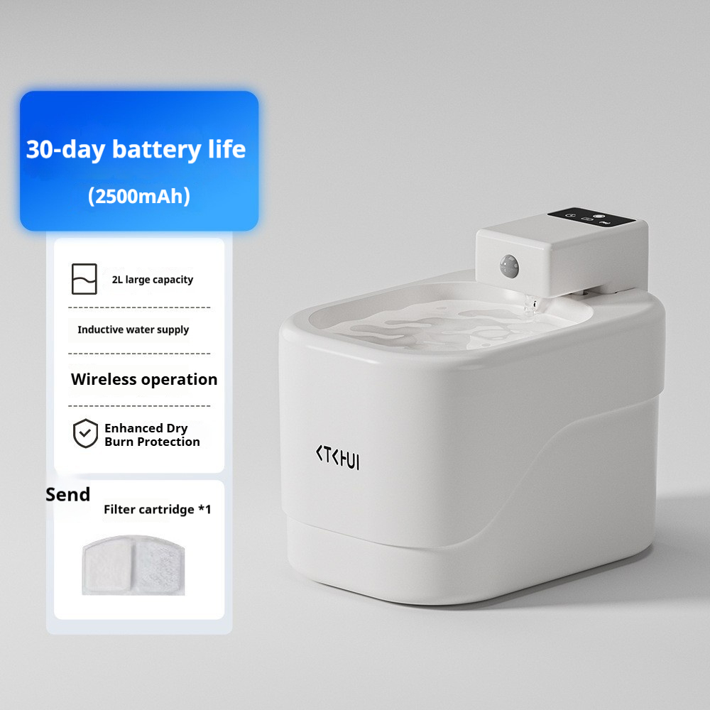 Blanc [Minuteur Intelligent à Capteur 2500mAh] Filtre Offert