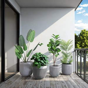 2025 Hoge Kwaliteit Grote Bensai Klei Cilinder Potten Huis & Tuin Schattige Bloempotten Populaire Hoge Kwaliteit Benching Tool - Product Image 1