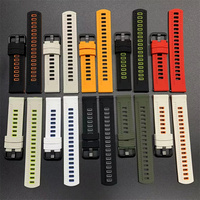 Bracelet de montre intelligente en silicone bicolore à motif de pneu 22 mm pour montre Garmin, bracelet pour montre intelligente Xiaomi S5 5 avec boucle en métal