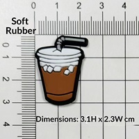Grenzüberschreitende kleine Erdbeer-Unisex-PVC-Cartoon-Schuh-Haarspange, Lochblumen-Schnalle, Zubehör, Handyhülle, DIY, Fujian-Frucht