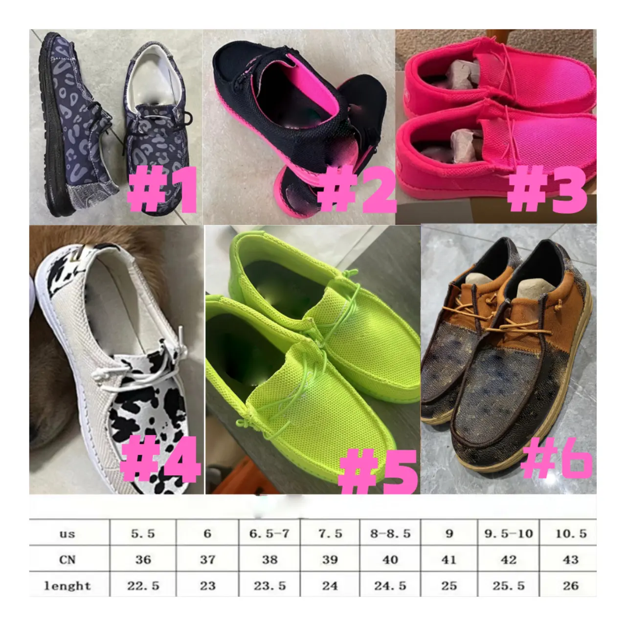 Loafer Men Boat Fashion Sneakers Casual Walking Style Leopard Cow Hot Pink Shoes for Men