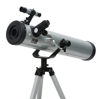 Telescopio Astronómico F70076 de Gran Apertura, Zoom Profesional de 350 Veces, Telescopio Monocular Reflectante para Observación Espacial