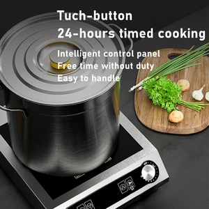 Nouveau 3500W ~ 5000W Réchaud à <span class=keywords><strong>induction</strong></span> électrique commercial Cuisinière infrarouge intelligente Acier inoxydable Portable Céramique Verre Maison - Product Image 5