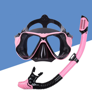 <strong>Children</strong> Nearsighted Silicone Snorkeling Mask <strong>Set</strong> Tempered Glass Lenses Waterproof Anti-Drowning Features Full-Dry Breathing - Product Image 4