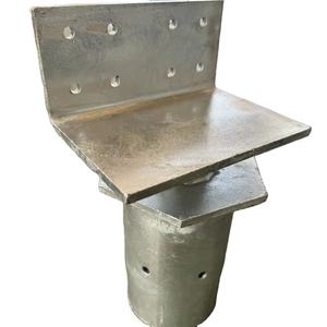 Ahşap ev temel ışın braketi için kullanılan özelleştirilmiş vida sarmal kazık ŞAPKA - Product Image 1