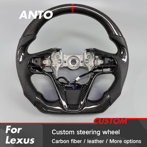 Volante Deportivo de Fibra de Carbono Real Personalizado para <span class=keywords><strong>Lexus</strong></span> <span class=keywords><strong>LC</strong></span> <span class=keywords><strong>500h</strong></span> 2017-2024 ES IS, Mejora del Interior de Autos de Lujo - Product Image 2