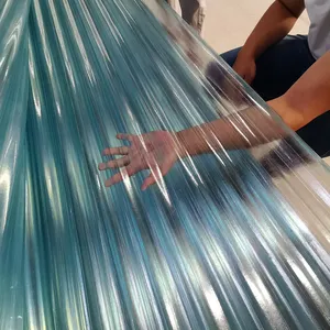 Wave Frp Golfplaten Dak Vel Glasvezel Transparant Panel Grp Tegel Dakraam Plastic Fiber Glas Calamina Prijs Voor Kas