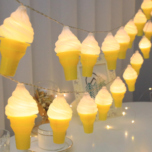 Sáng Kem chuỗi đèn trang trí kỳ nghỉ cổ tích đèn lịch thi đấu phong cảnh đèn dạ quang lễ hội đèn lồng Quà Tặng - Product Image 6