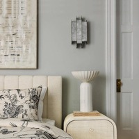 Applique murale élégante en marbre naturel, design minimaliste, pour chambre à coucher, chevet, salon, escalier, en albâtre