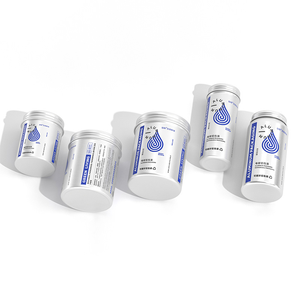 High End Silver Aluminum <b>Bottle</b> for Vitamin Supplement Capsule Packaging with Airtight Seal Cap - Product Image 2